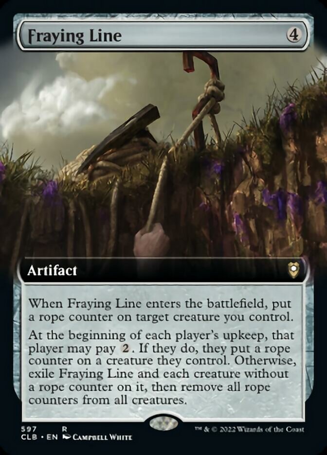 Fraying Line (Extended Art) [Commander Legends: Battle for Baldur's Gate] | The CG Realm