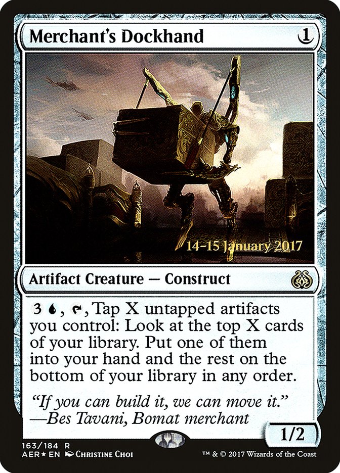 Merchant's Dockhand [Aether Revolt Prerelease Promos] | The CG Realm