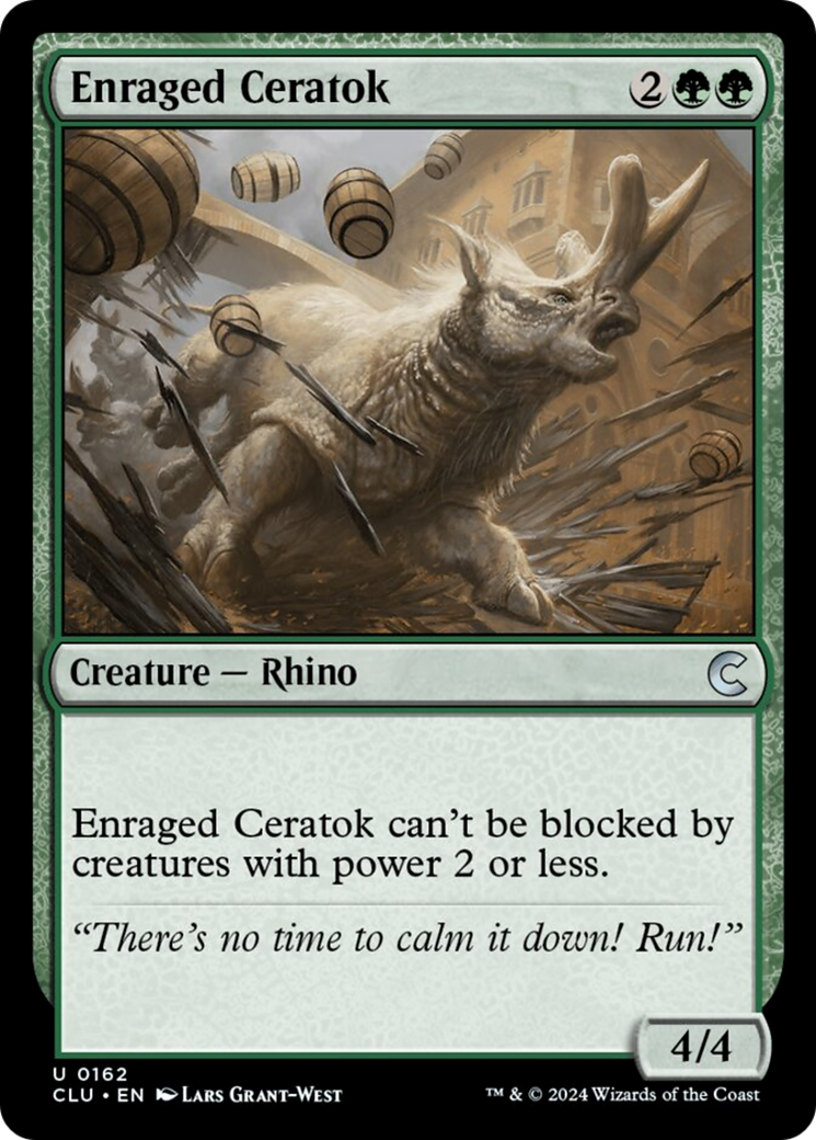 Enraged Ceratok [Ravnica: Clue Edition] | The CG Realm