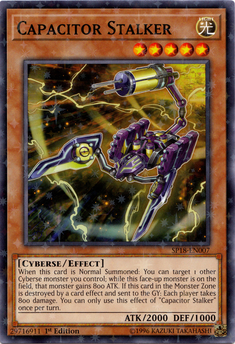 Capacitor Stalker [SP18-EN007] Starfoil Rare | The CG Realm