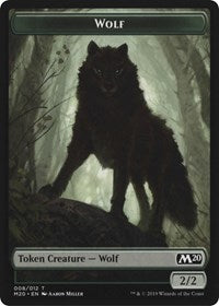 Zombie // Wolf Double-Sided Token [Game Night 2019 Tokens] | The CG Realm