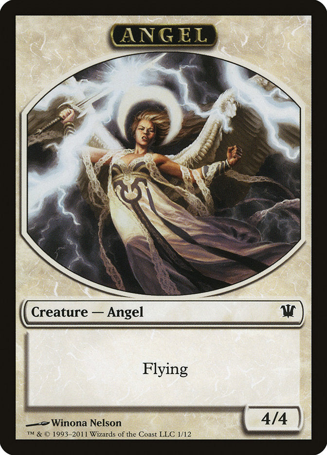 Angel Token [Innistrad Tokens] | The CG Realm