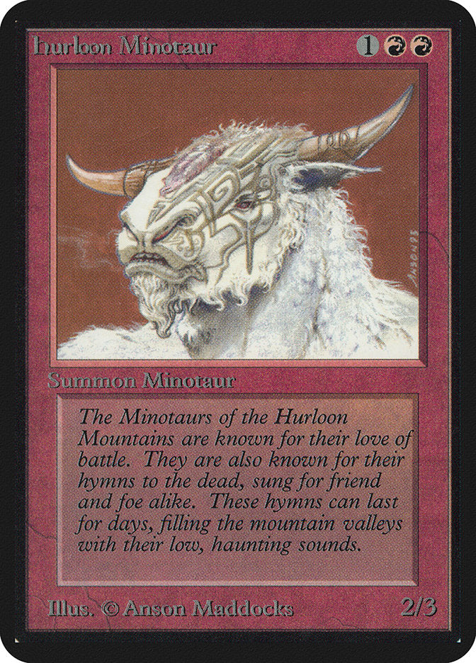 Hurloon Minotaur [Alpha Edition] | The CG Realm