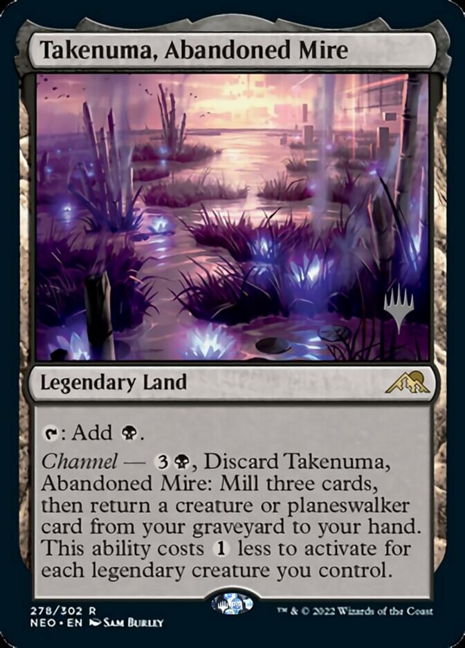 Takenuma, Abandoned Mire (Promo Pack) [Kamigawa: Neon Dynasty Promos] | The CG Realm