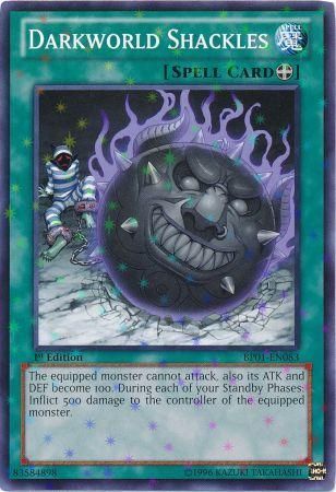 Darkworld Shackles [BP01-EN083] Starfoil Rare | The CG Realm