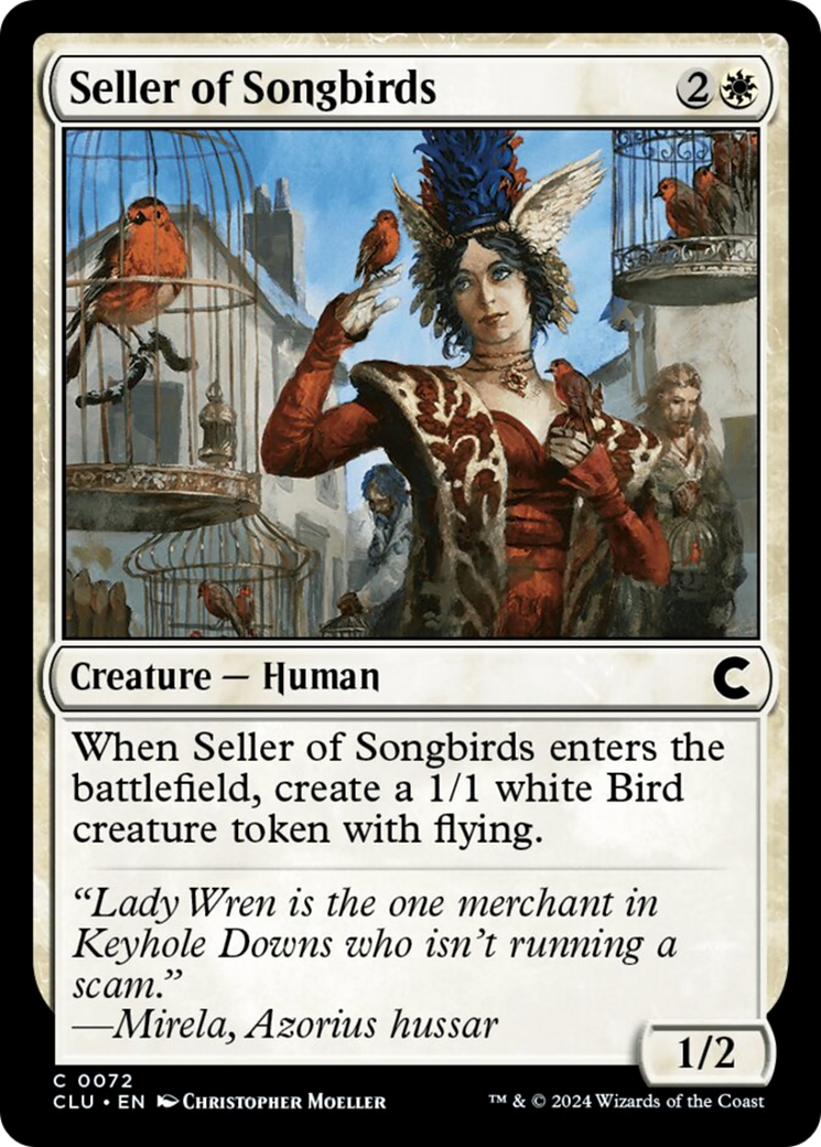 Seller of Songbirds [Ravnica: Clue Edition] | The CG Realm