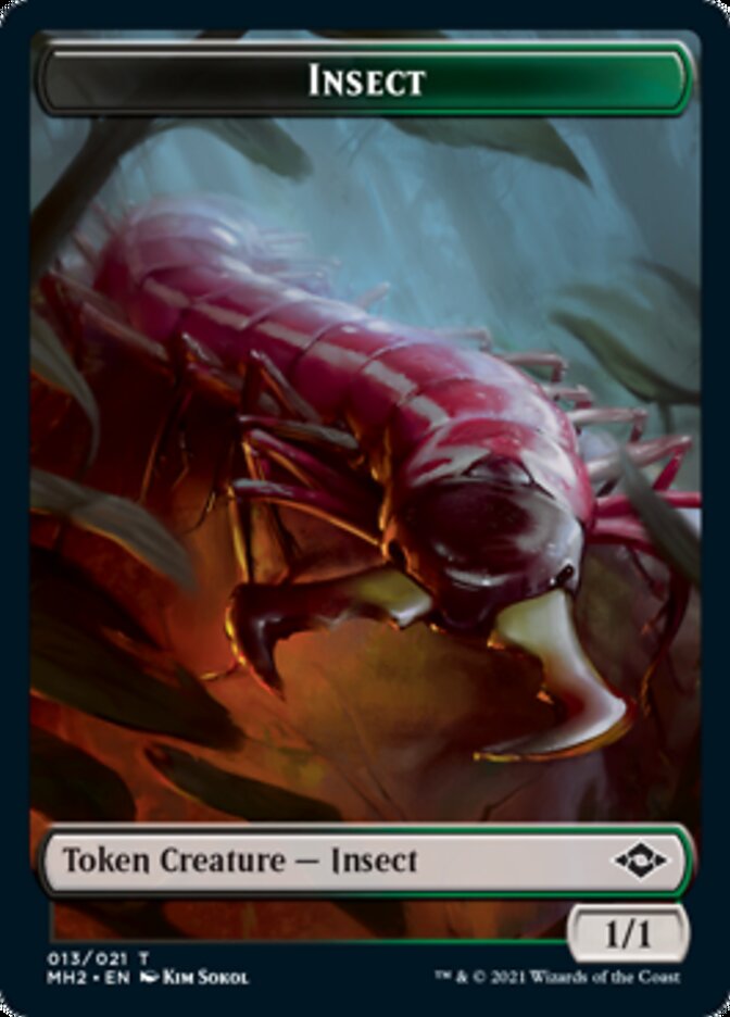 Insect // Treasure (21) Double-Sided Token [Modern Horizons 2 Tokens] | The CG Realm