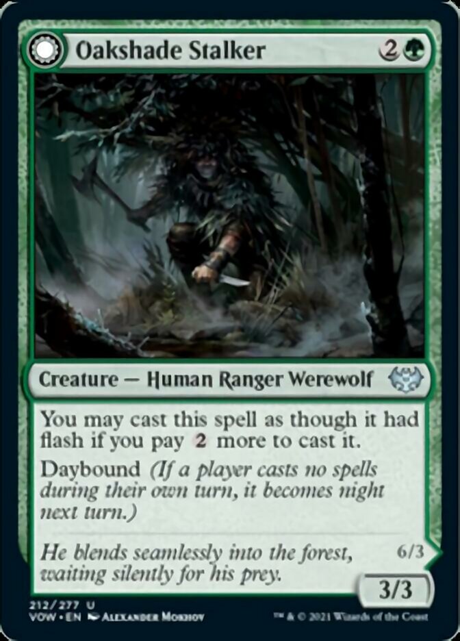 Oakshade Stalker // Moonlit Ambusher [Innistrad: Crimson Vow] | The CG Realm