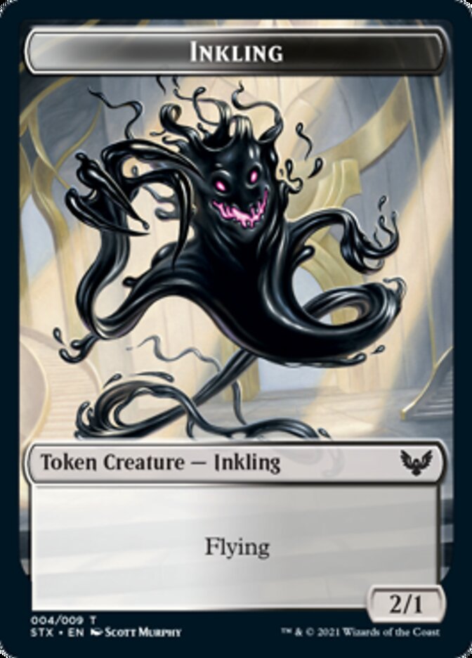 Elemental // Inkling Double-Sided Token [Strixhaven: School of Mages Tokens] | The CG Realm