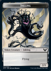 Spirit // Inkling Double-Sided Token [Strixhaven: School of Mages Tokens] | The CG Realm