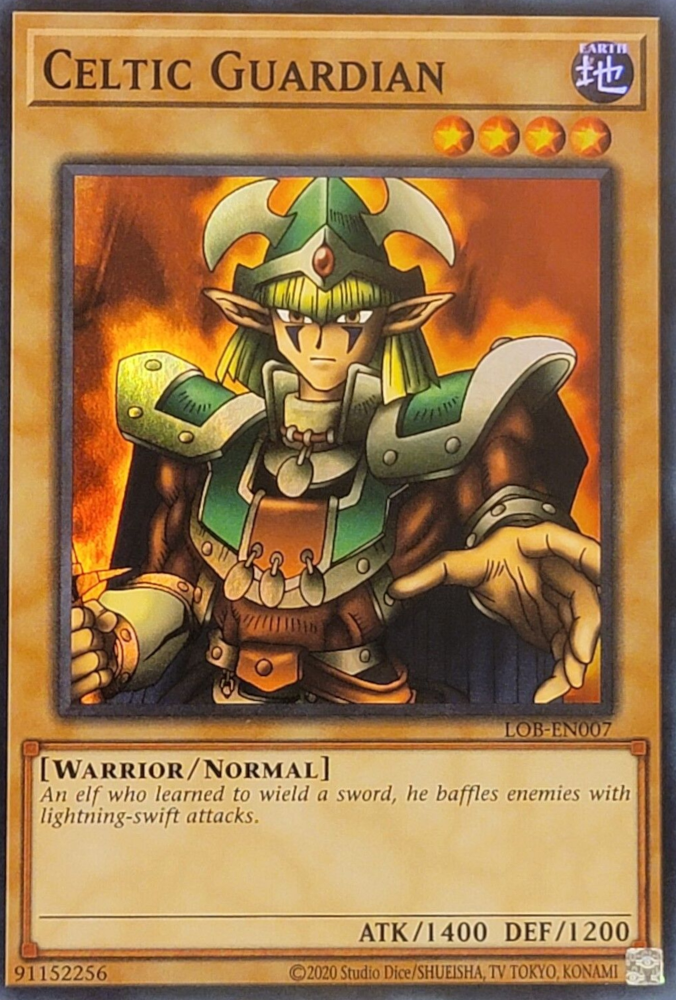 Celtic Guardian (25th Anniversary) [LOB-EN007] Super Rare | The CG Realm