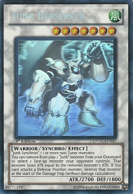 Junk Berserker [EXVC-EN037] Ghost Rare | The CG Realm