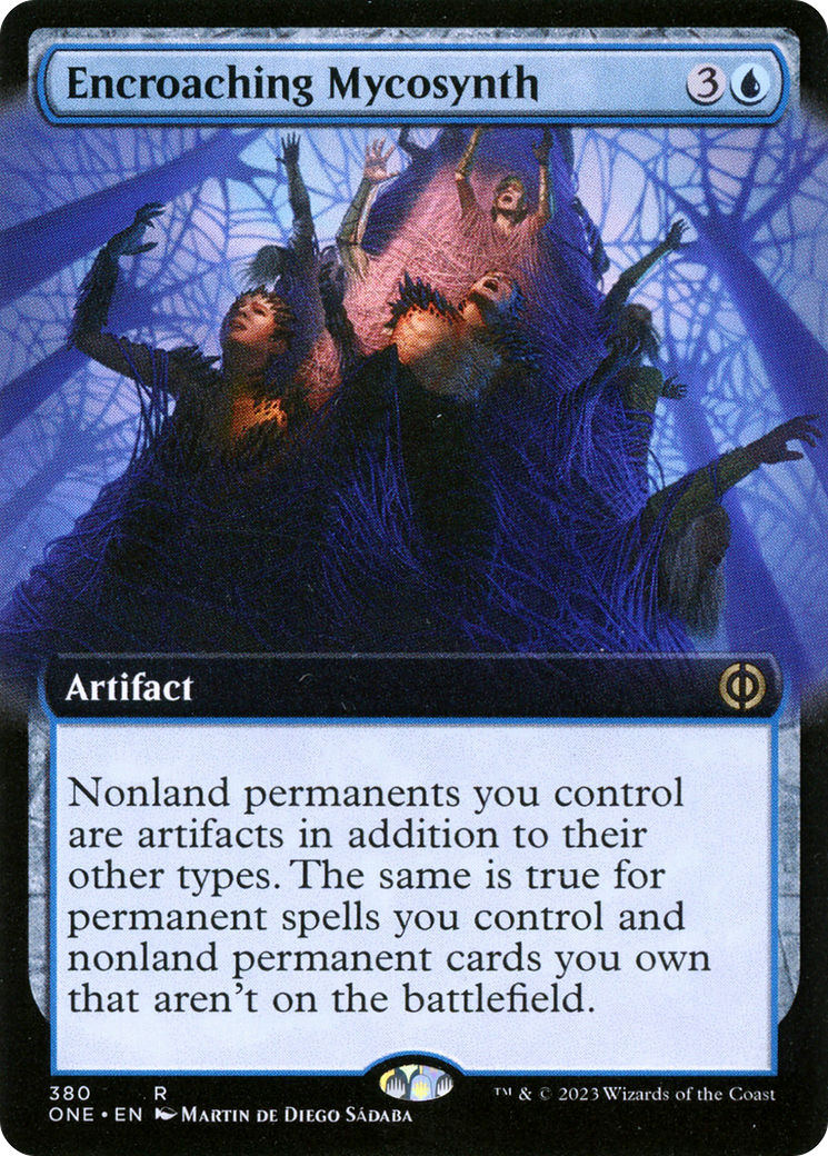 Encroaching Mycosynth (Extended Art) [Phyrexia: All Will Be One] | The CG Realm