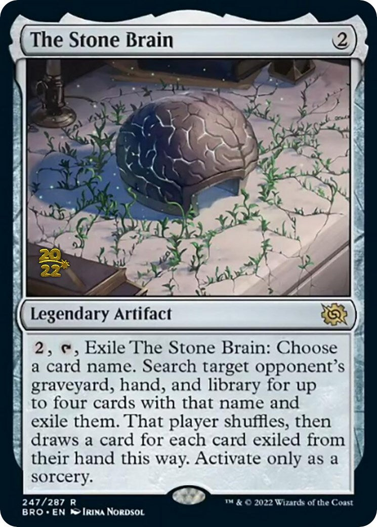 The Stone Brain [The Brothers' War Prerelease Promos] | The CG Realm