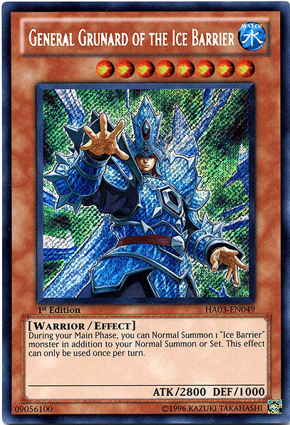 General Grunard of the Ice Barrier [HA03-EN049] Secret Rare | The CG Realm