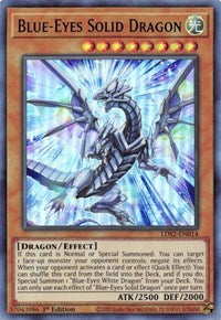 Blue-Eyes Solid Dragon (Green) [LDS2-EN014] Ultra Rare | The CG Realm