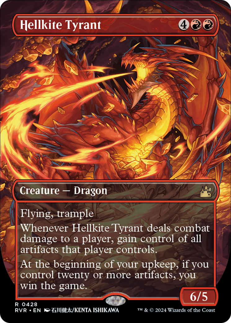 Hellkite Tyrant (Anime Borderless) [Ravnica Remastered] | The CG Realm