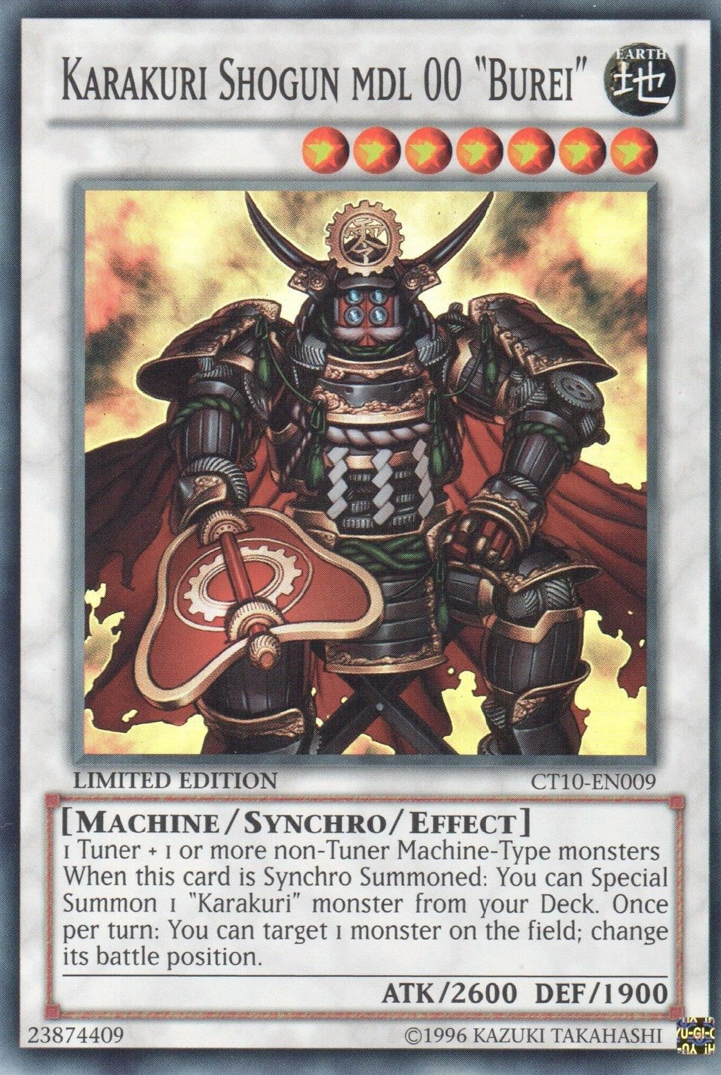 Karakuri Shogun mdl 00 "Burei" [CT10-EN009] Super Rare | The CG Realm