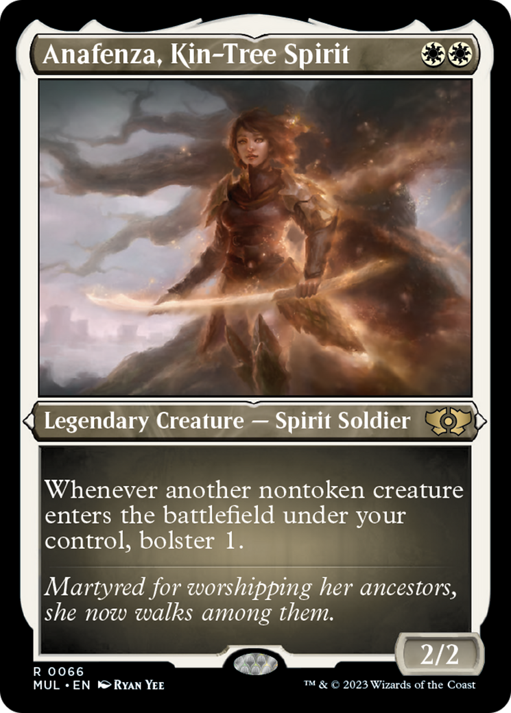 Anafenza, Kin-Tree Spirit (Foil Etched) [Multiverse Legends] | The CG Realm