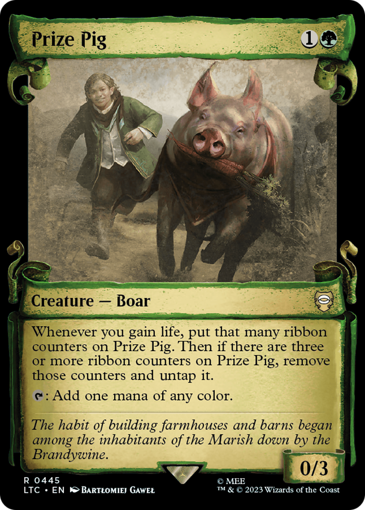 Prize Pig [The Lord of the Rings: Tales of Middle-Earth Commander Showcase Scrolls] | The CG Realm