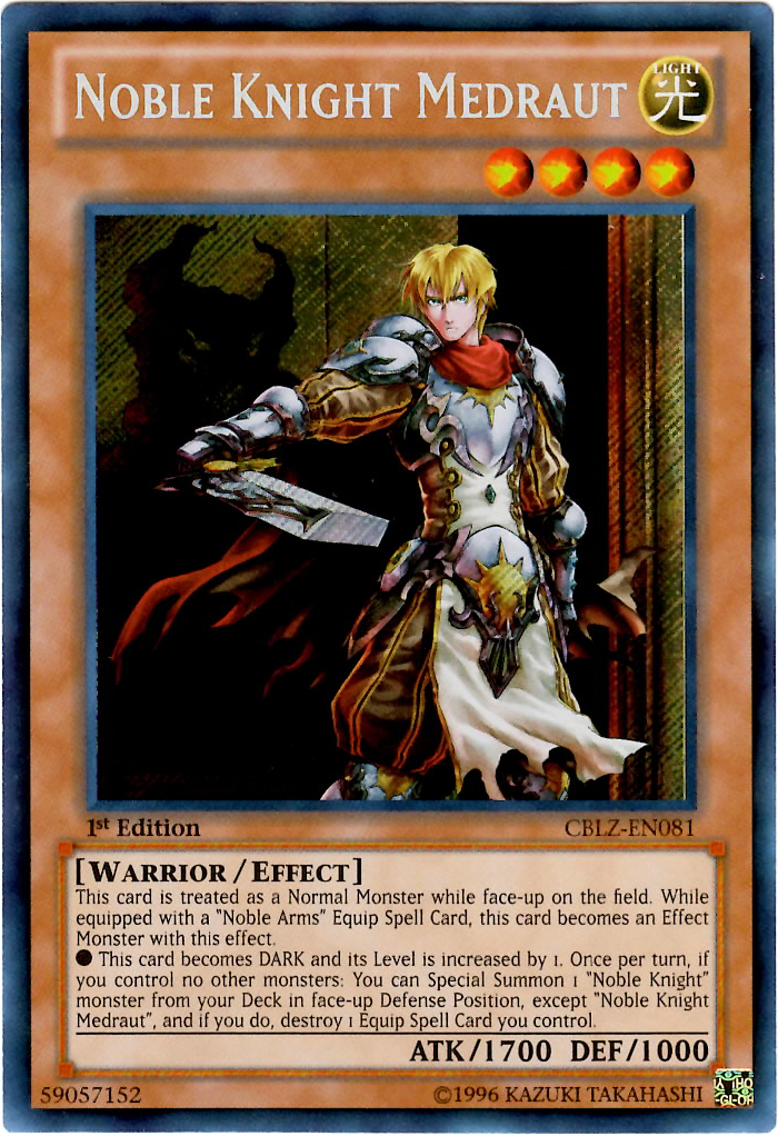 Noble Knight Medraut [CBLZ-EN081] Secret Rare | The CG Realm