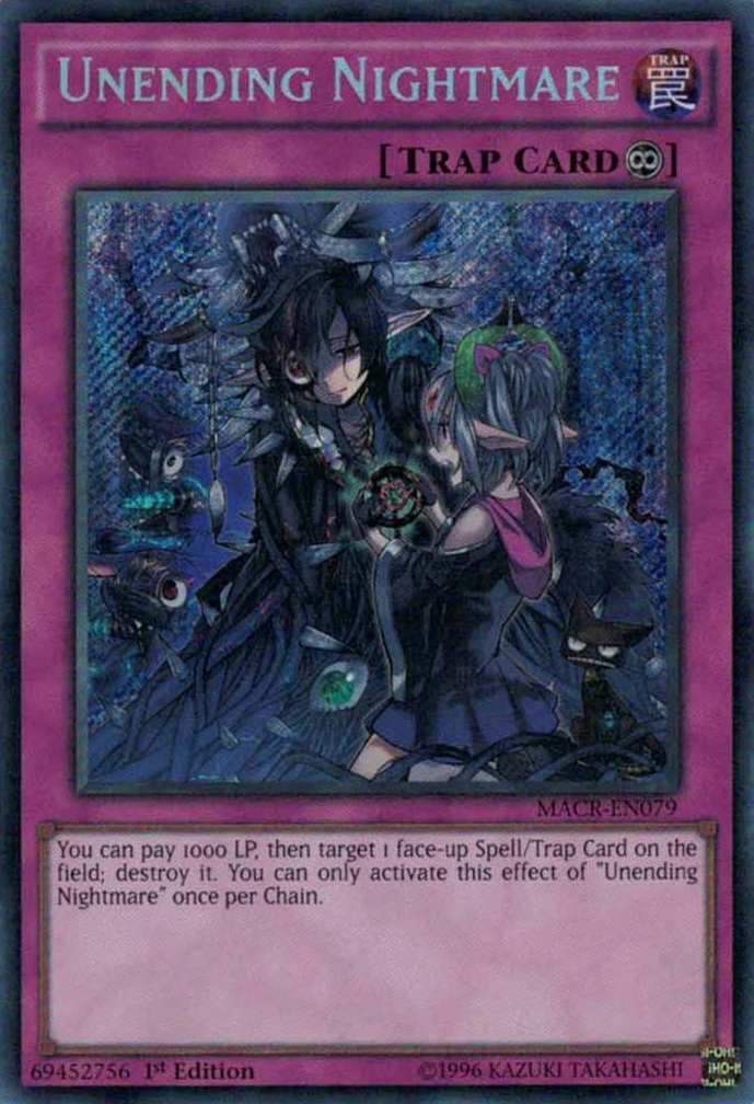 Unending Nightmare [MACR-EN079] Secret Rare | The CG Realm