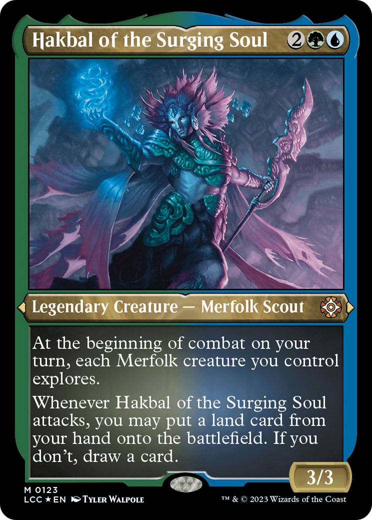 Hakbal of the Surging Soul (Display Commander) [The Lost Caverns of Ixalan Commander] | The CG Realm