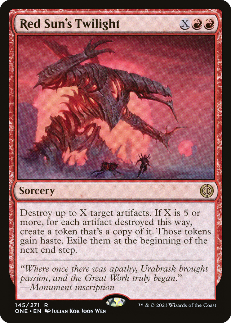 Red Sun's Twilight [Phyrexia: All Will Be One] | The CG Realm