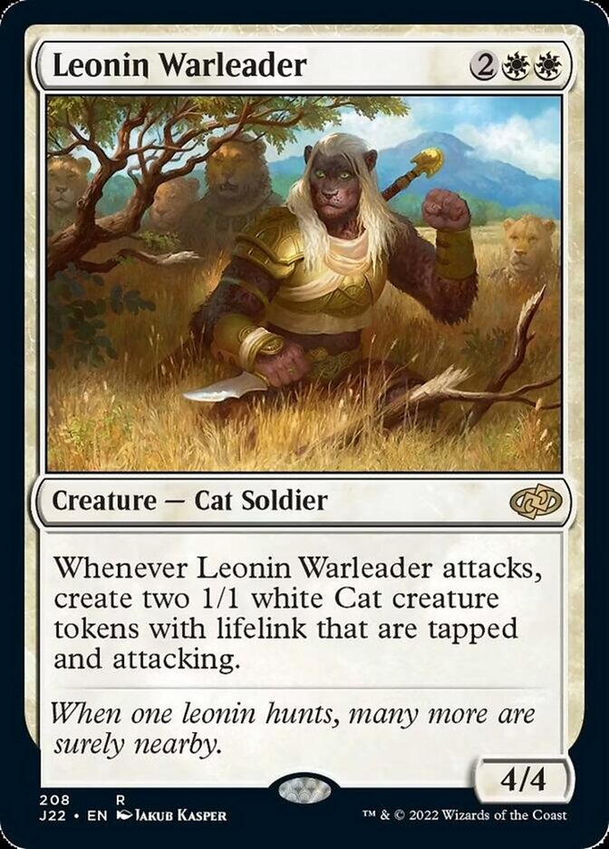 Leonin Warleader [Jumpstart 2022] | The CG Realm