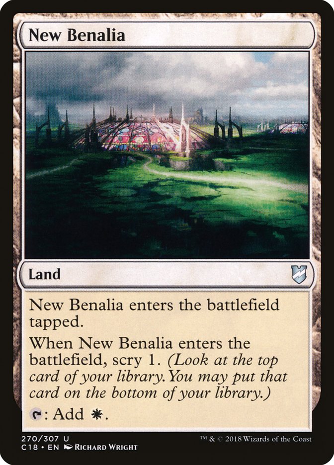 New Benalia [Commander 2018] | The CG Realm