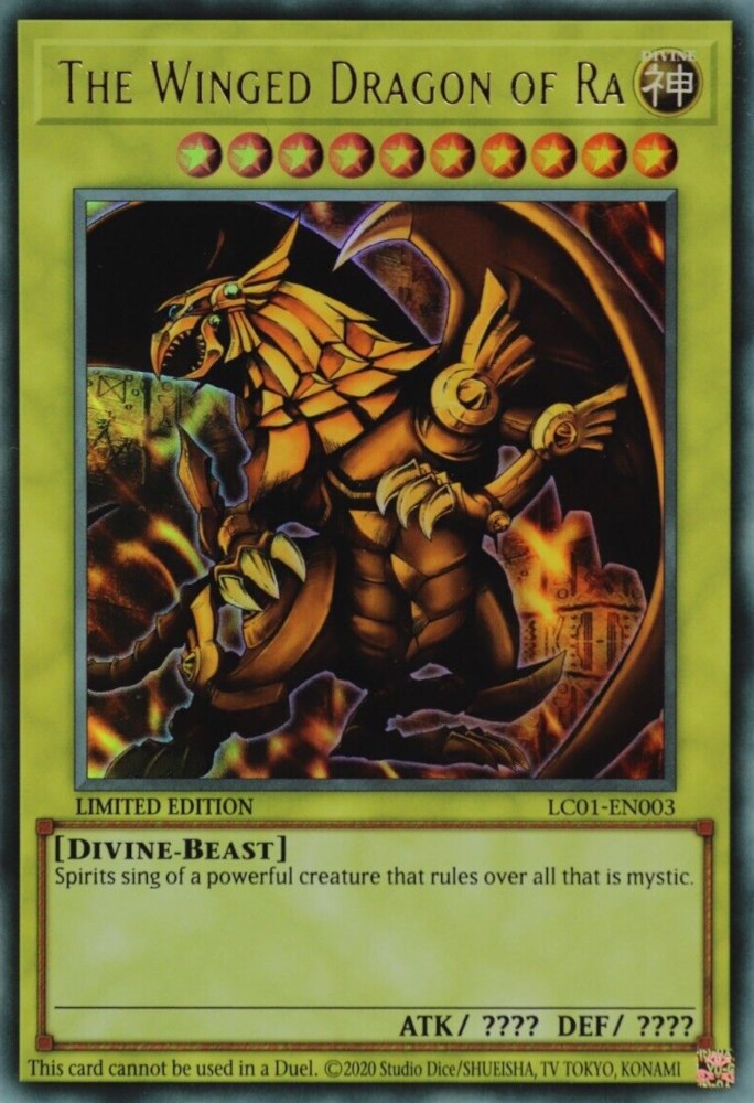 The Winged Dragon of Ra (25th Anniversary) [LC01-EN003] Ultra Rare | The CG Realm