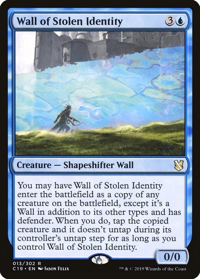 Wall of Stolen Identity [Commander 2019] | The CG Realm