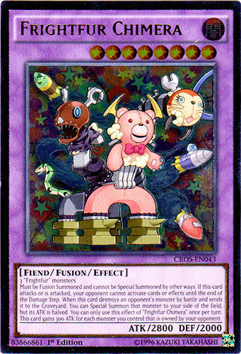 Frightfur Chimera (UTR) [CROS-EN043] Ultimate Rare | The CG Realm