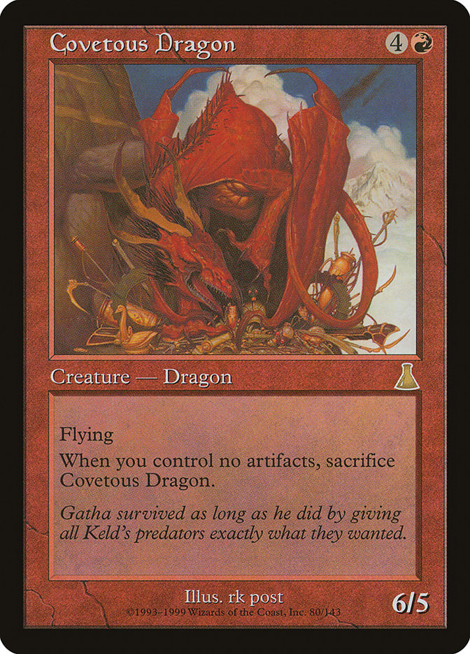 Covetous Dragon [Urza's Destiny] | The CG Realm