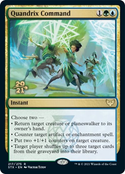 Quandrix Command [Strixhaven: School of Mages Prerelease Promos] | The CG Realm