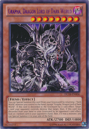 Grapha, Dragon Lord of Dark World (Purple) [DL18-EN006] Rare | The CG Realm