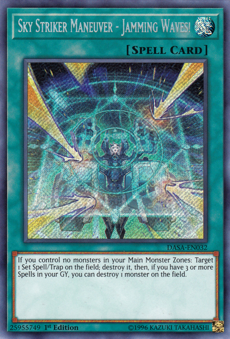 Sky Striker Maneuver - Jamming Waves! [DASA-EN032] Secret Rare | The CG Realm