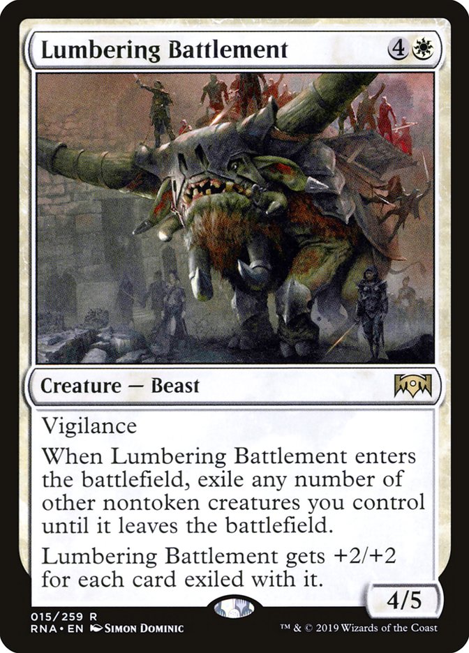 Lumbering Battlement [Ravnica Allegiance] | The CG Realm