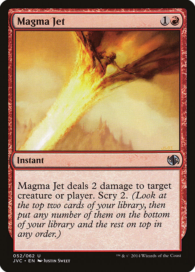 Magma Jet [Duel Decks Anthology] | The CG Realm