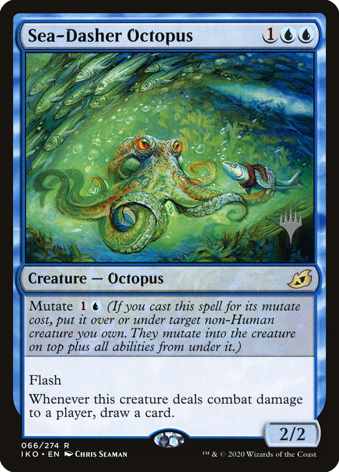 Sea-Dasher Octopus (Promo Pack) [Ikoria: Lair of Behemoths Promos] | The CG Realm