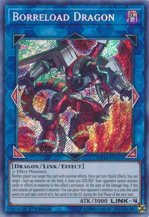 Borreload Dragon [MP18-EN131] Secret Rare | The CG Realm