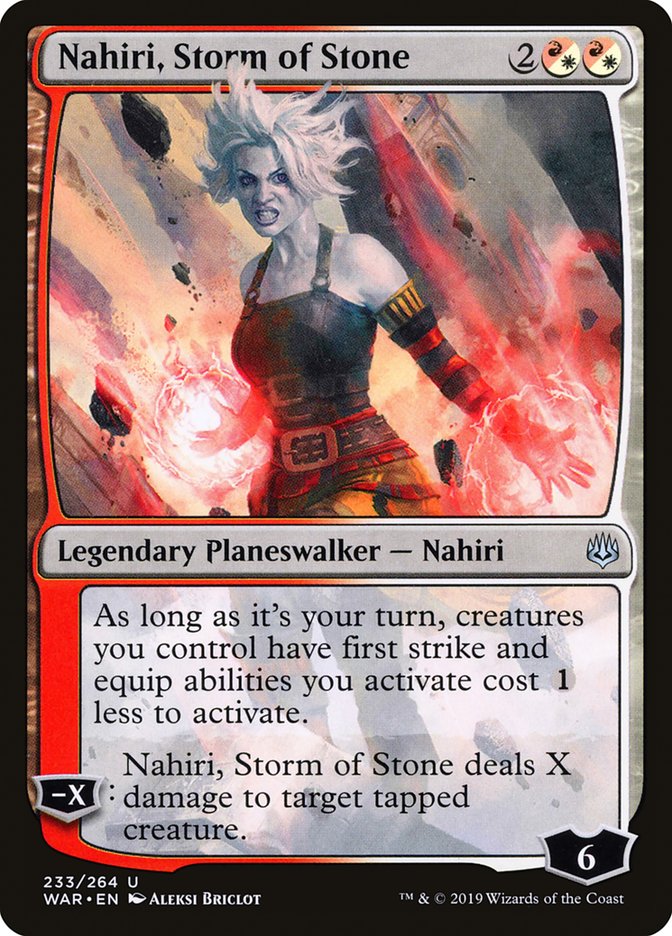 Nahiri, Storm of Stone [War of the Spark] | The CG Realm