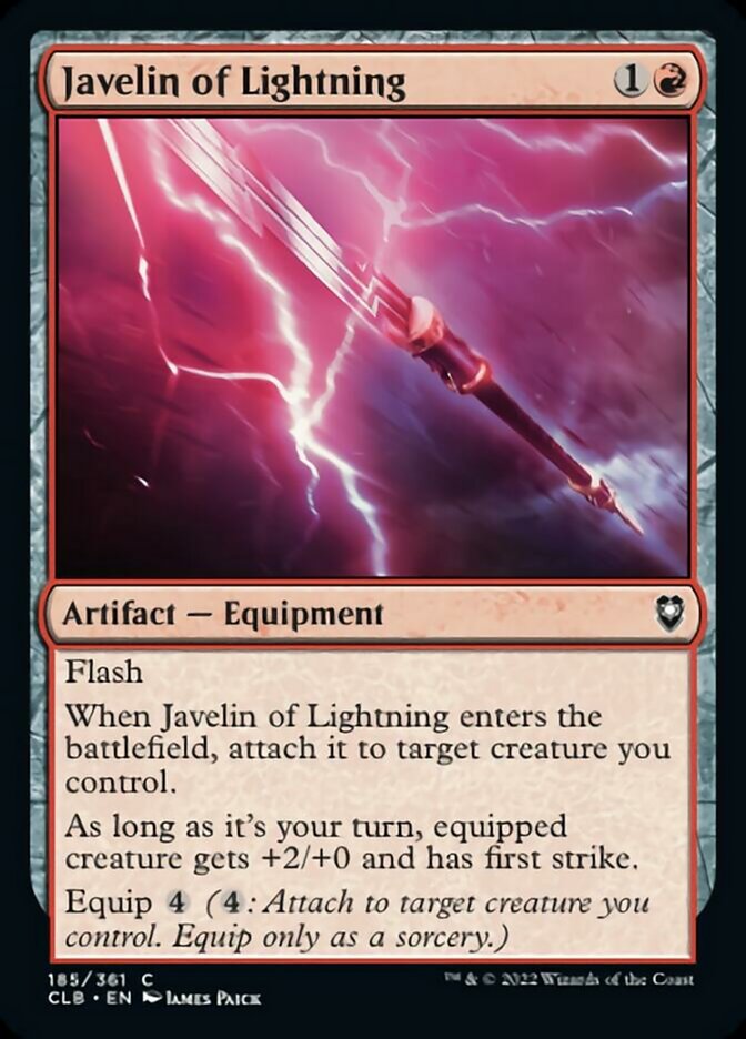 Javelin of Lightning [Commander Legends: Battle for Baldur's Gate] | The CG Realm