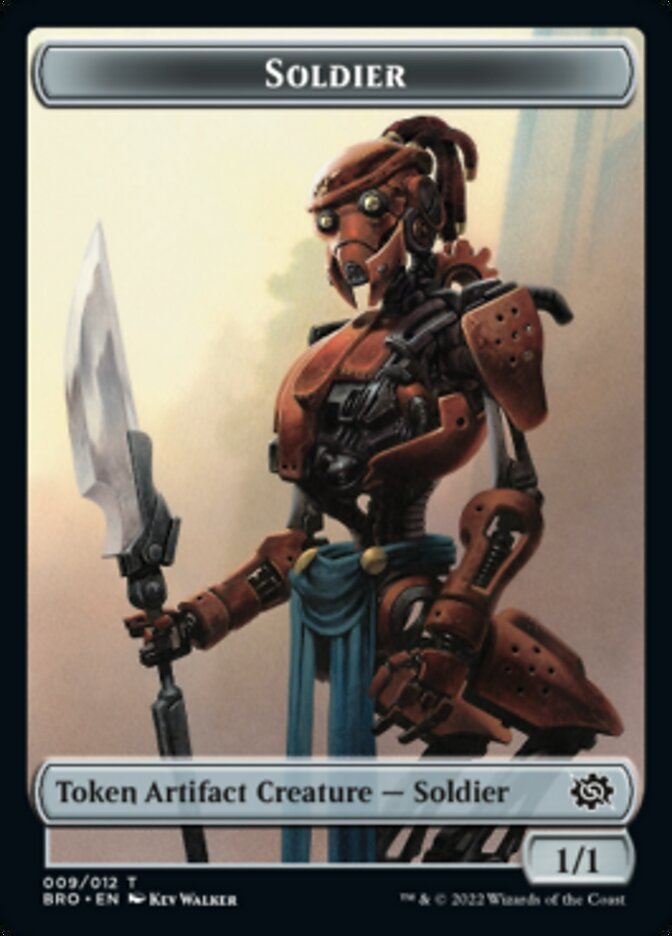 Soldier Token (009) [The Brothers' War Tokens] | The CG Realm