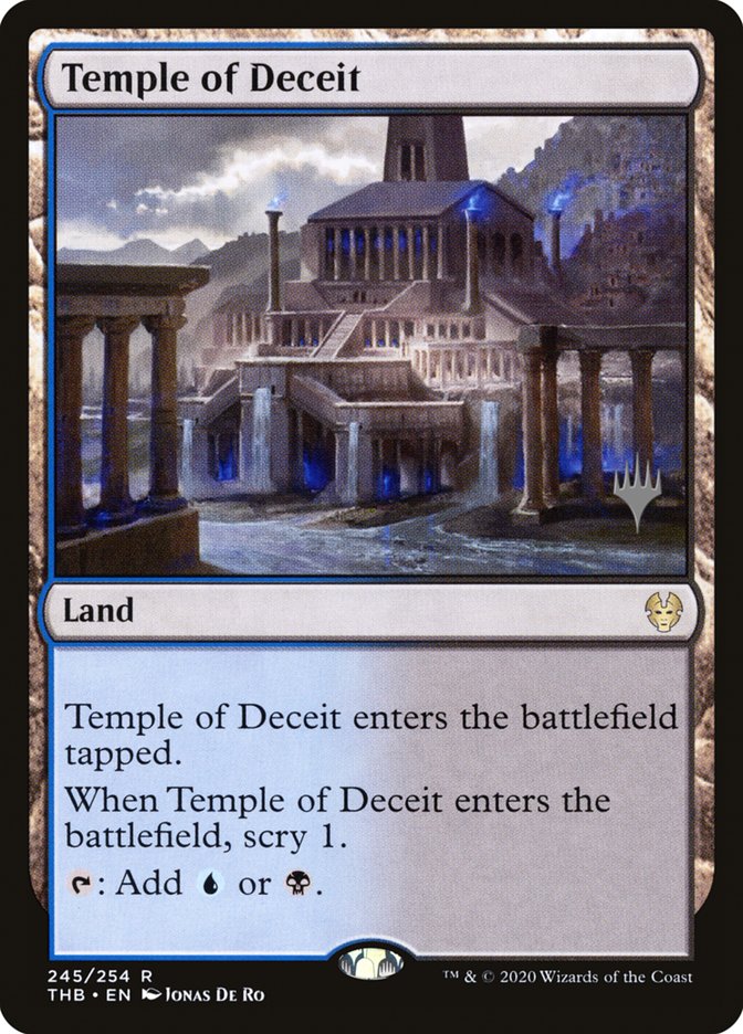 Temple of Deceit (Promo Pack) [Theros Beyond Death Promos] | The CG Realm