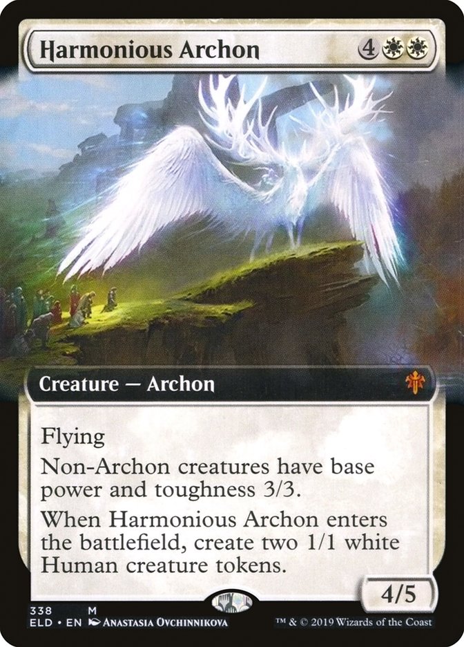 Harmonious Archon (Extended Art) [Throne of Eldraine] | The CG Realm