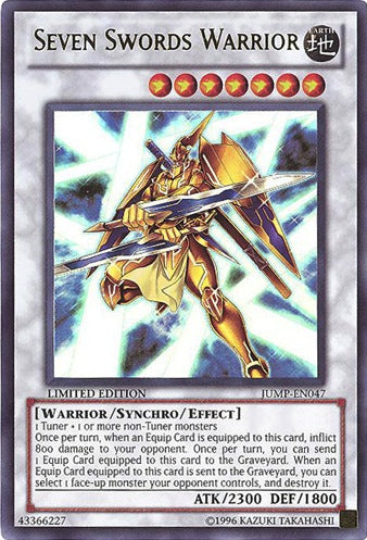 Seven Swords Warrior [JUMP-EN047] Ultra Rare | The CG Realm