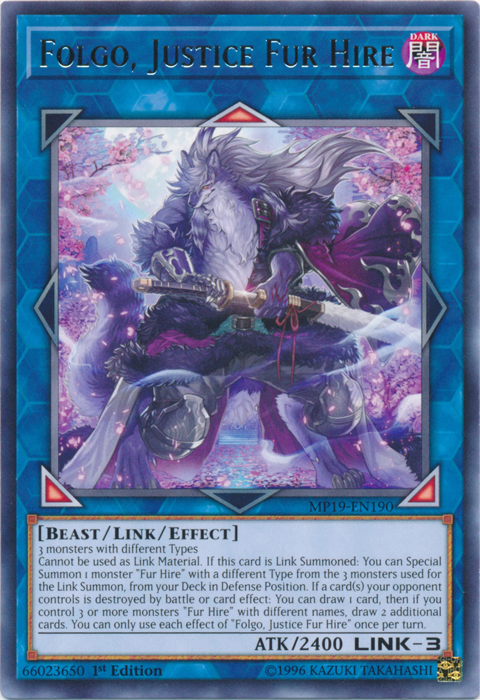 Folgo, Justice Fur Hire [MP19-EN190] Rare | The CG Realm