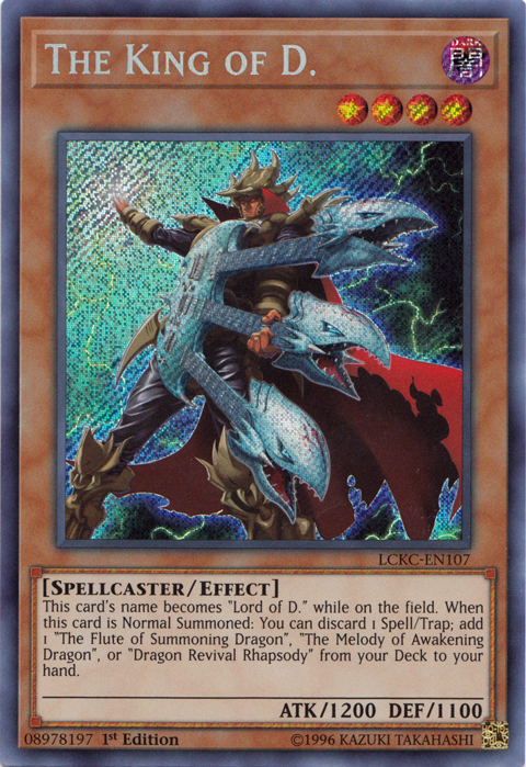 The King of D. [LCKC-EN107] Secret Rare | The CG Realm