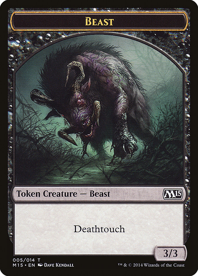 Beast Token (005/014) [Magic 2015 Tokens] | The CG Realm